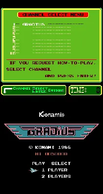 PlayChoice-10: Gradius (older) screen shot title